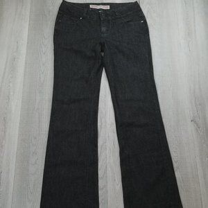 Mossimo Low Rise Boot Cut Glitter Sparkle Black Jeans Size 9